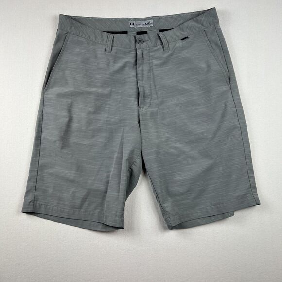Travis Mathew Shorts Mens 36 Gray Performance Golf Lightweight Stretch Summer - Picture 1 of 7